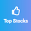 top stocks button